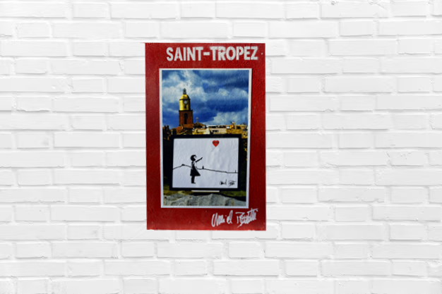 Tablette Photographie du Tableau de l'enfant avec vu sur le Clocher