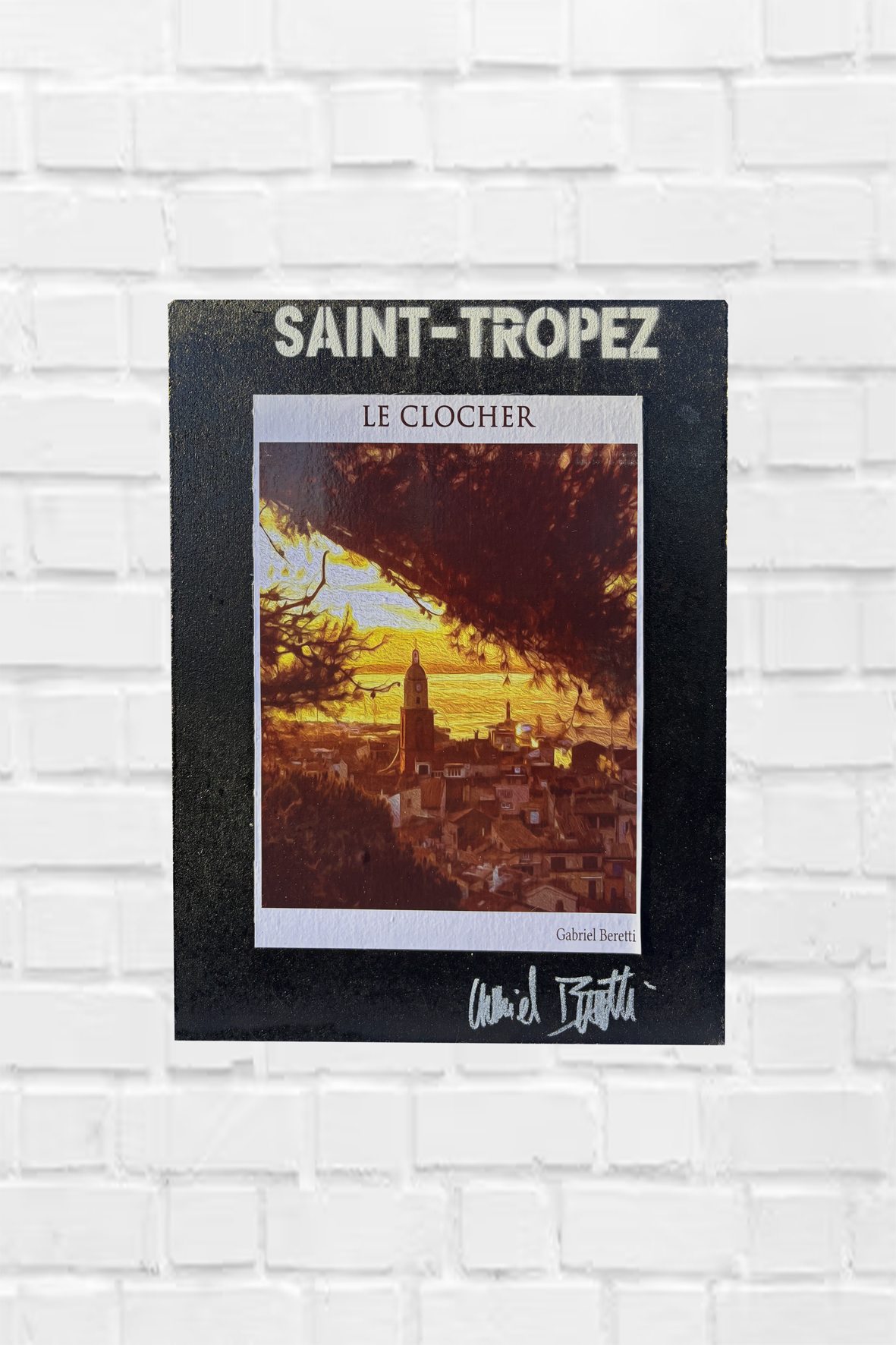 Tablette Le couché de soleil sur le Clocher