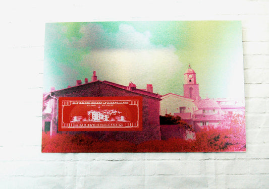 Tableau  Liberty Liberty Aluminium Brossé édition Rouge
