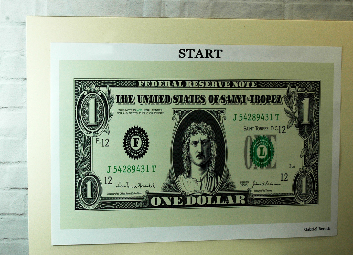 Affiche IN SAINT TROPEZ WE TRUST