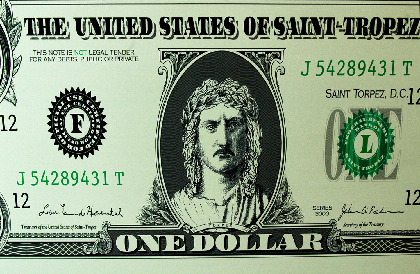 Affiche IN SAINT TROPEZ WE TRUST