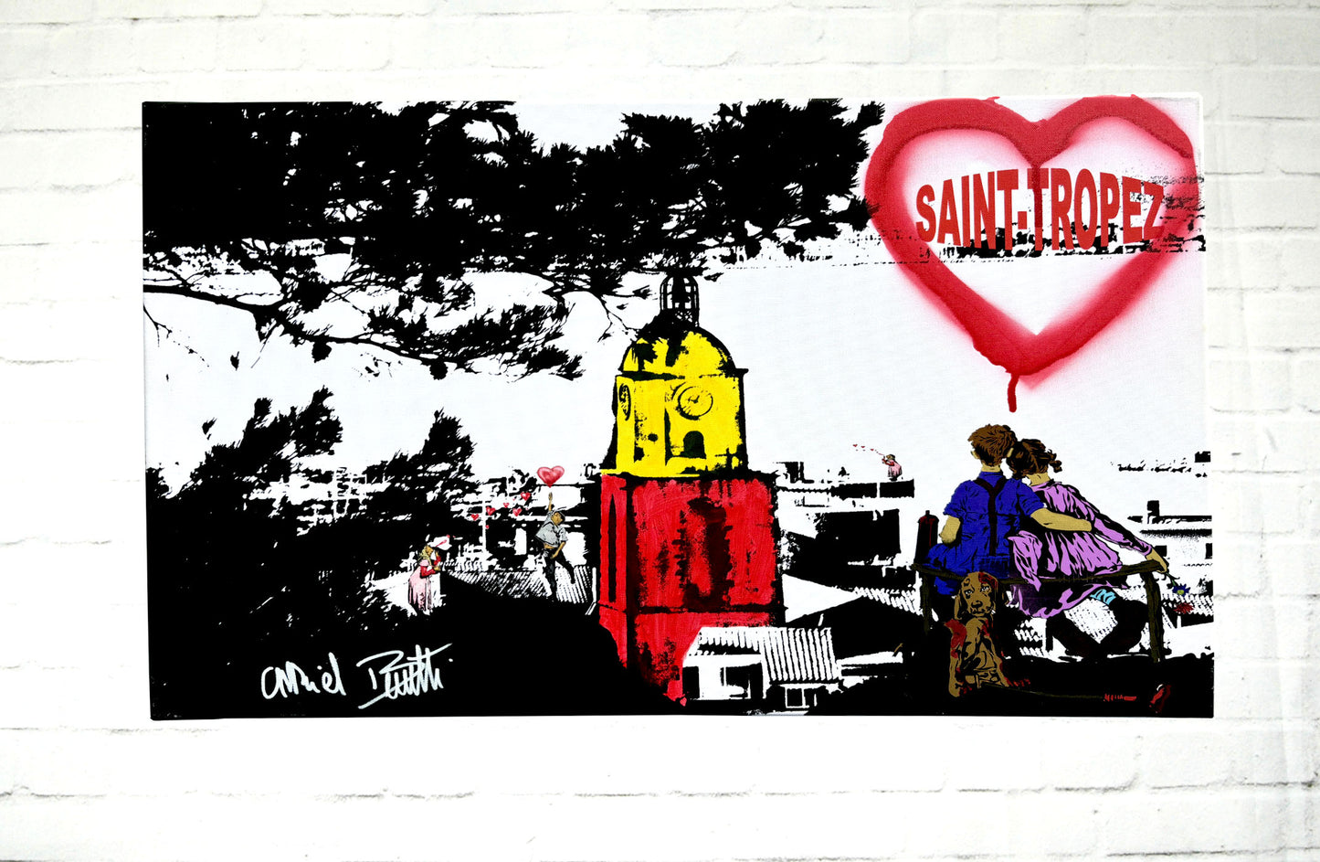 Tableau Canva Les amoureux à la Citadelle Taguer