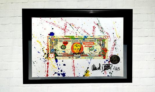 Lithographie Dollar BB explosif