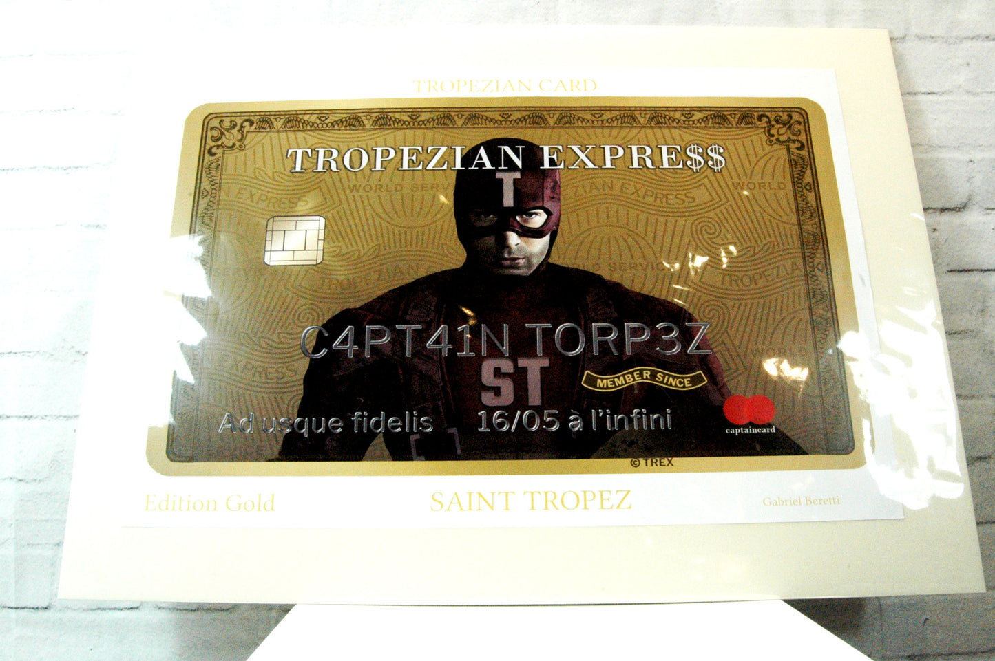 Affiche Tropezian express édition gold