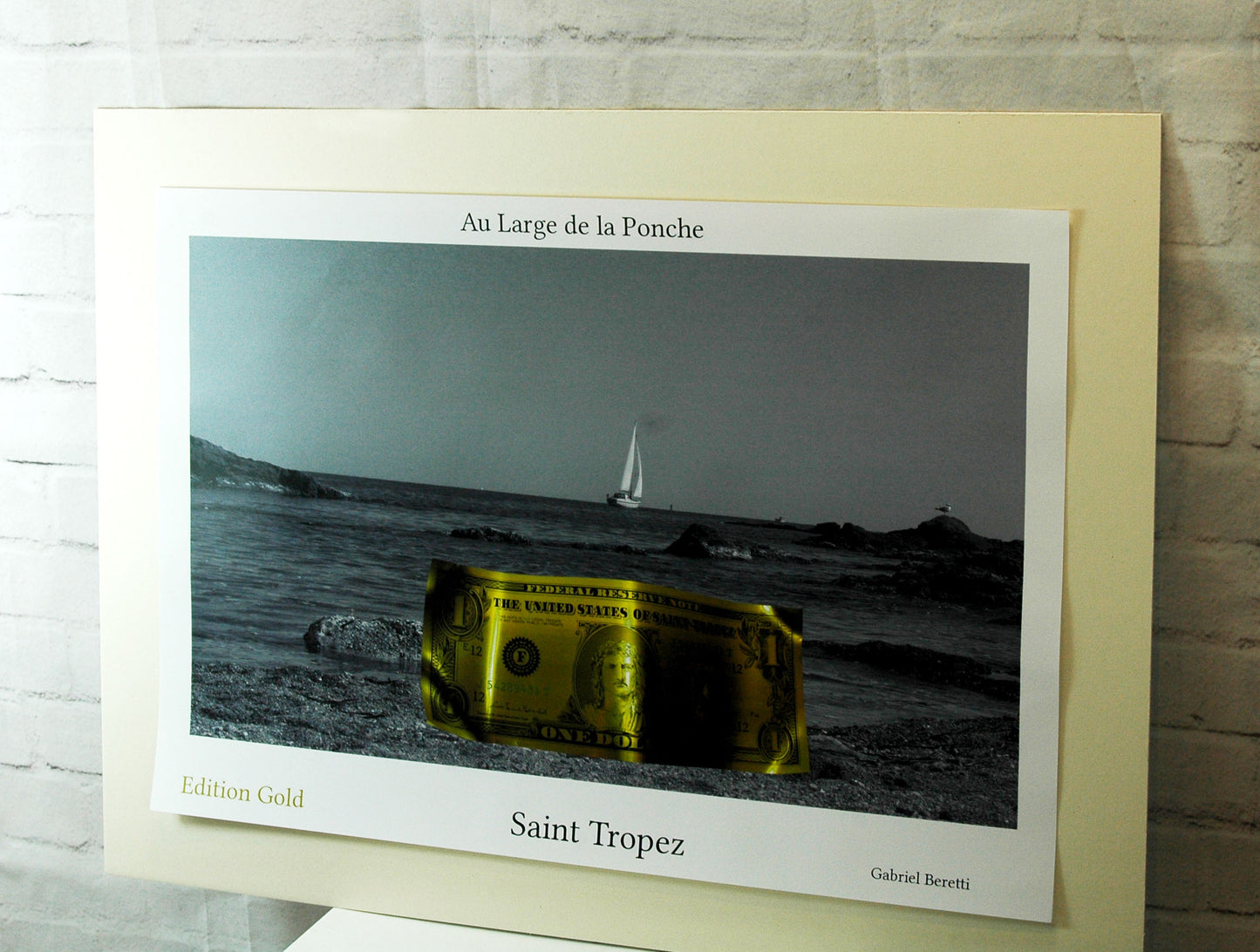 Affiche Au Large de la Ponche Edition Gold