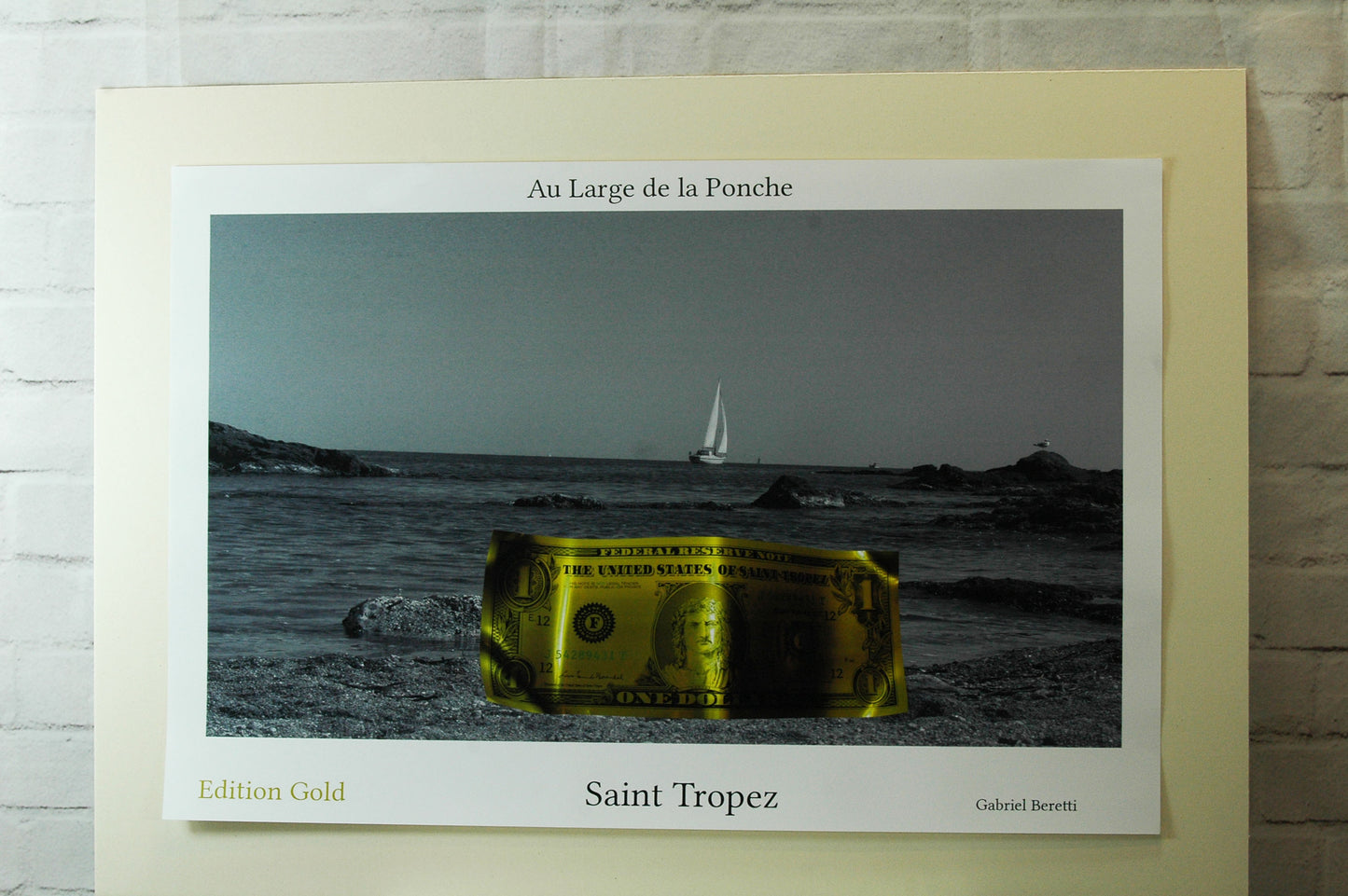 Affiche Au Large de la Ponche Edition Gold