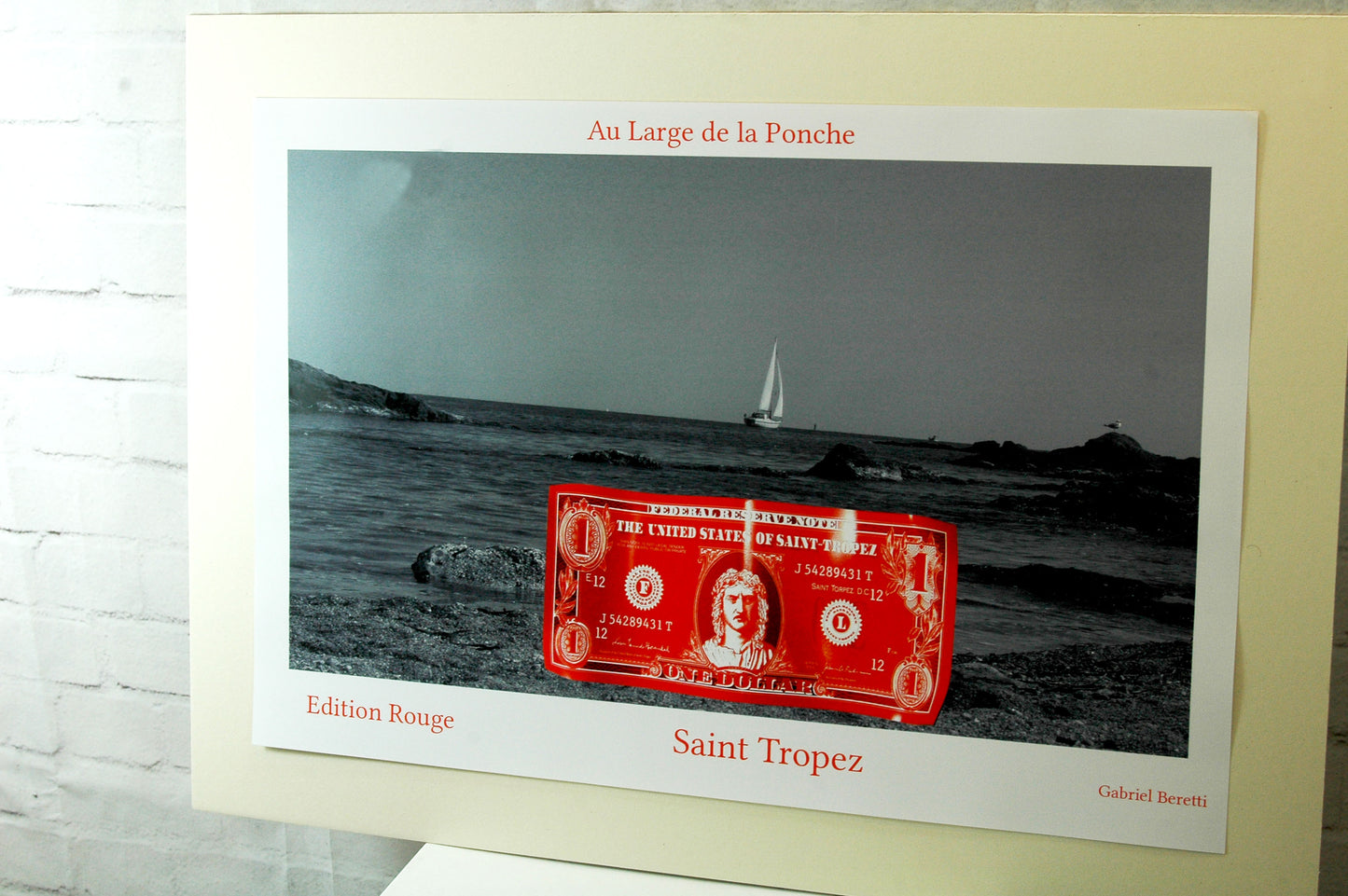 Affiche Au large de la Ponche Edition Rouge