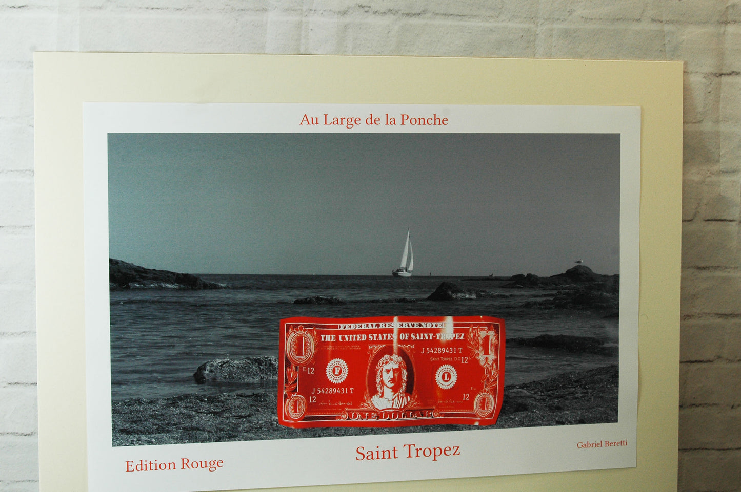 Affiche Au large de la Ponche Edition Rouge