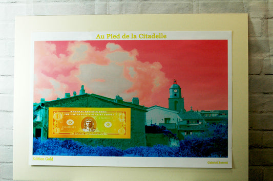 Affiche Vue de la Citadelle Gold