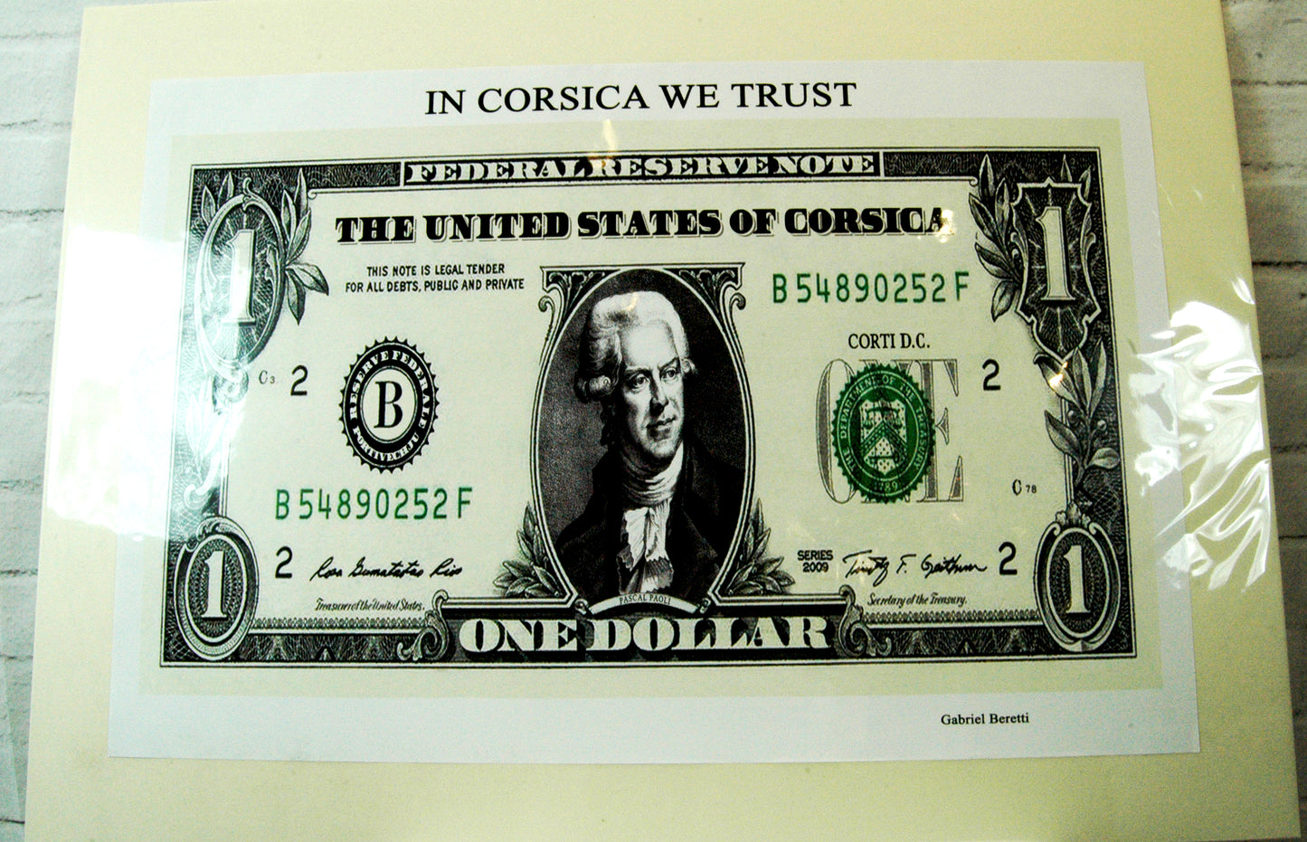 Affiche IN CORSICA WE TRUST