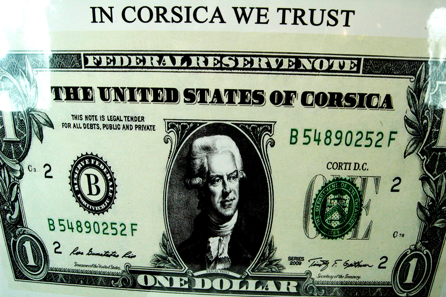 Affiche IN CORSICA WE TRUST
