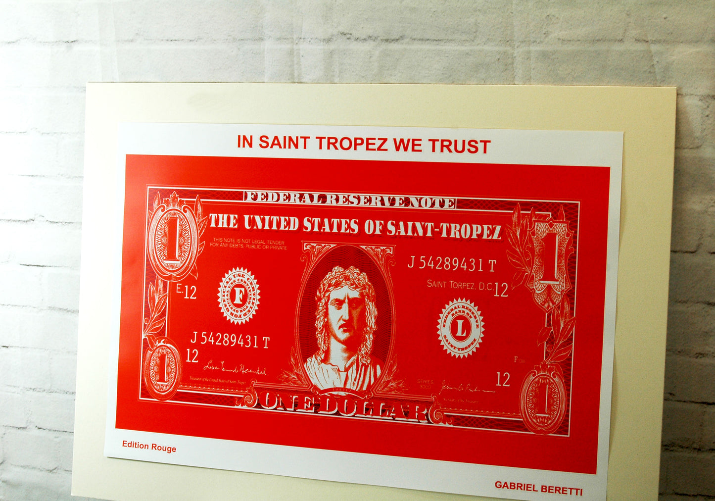 Affiche In Saint Tropez we Trust Torpez