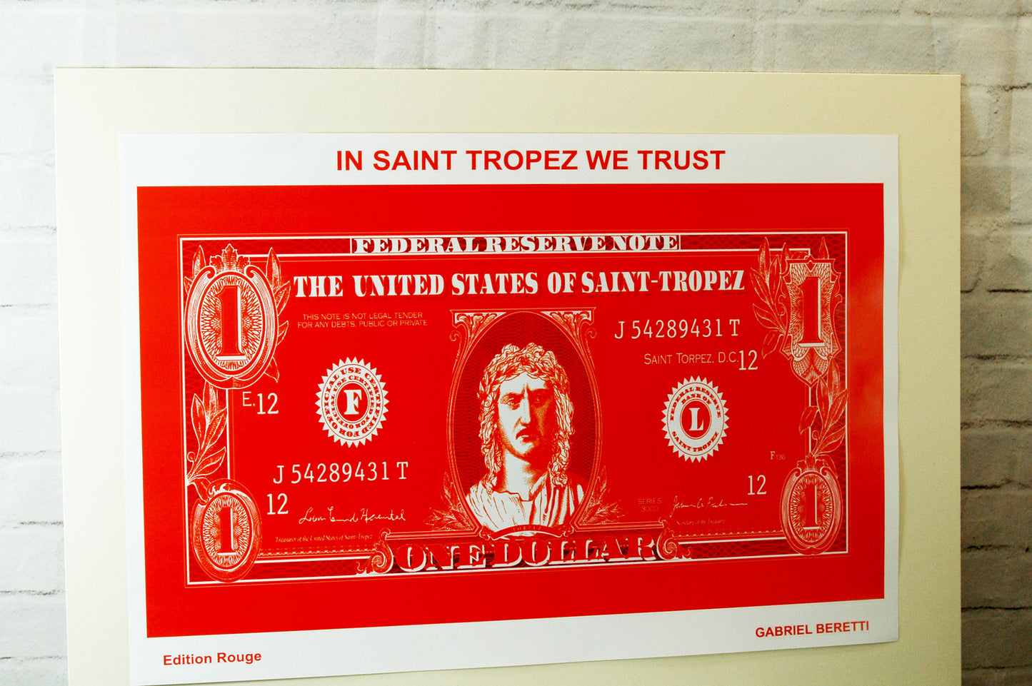 Affiche In Saint Tropez we Trust Torpez