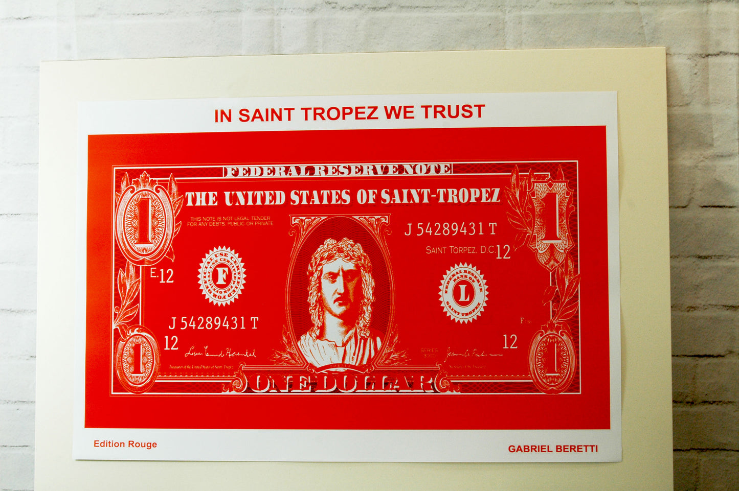 Affiche In Saint Tropez we Trust Torpez