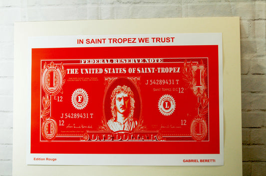 Affiche In Saint Tropez we Trust Torpez