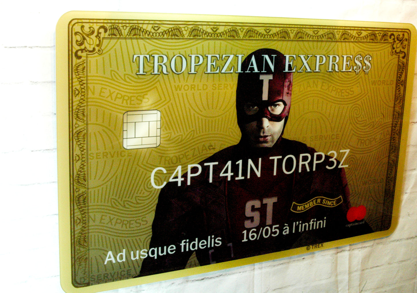 Tableau Carte de Crédit Gold Tropezian Express