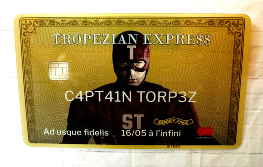 Tableau Carte de Crédit Gold Tropezian Express